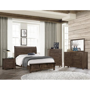 Memphis Sleigh Bed - Baconco