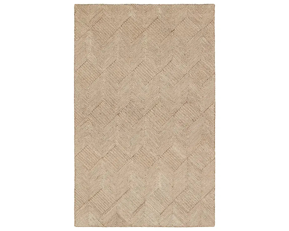 Mercia MRC02 Tan/Ivory Rug - Baconco