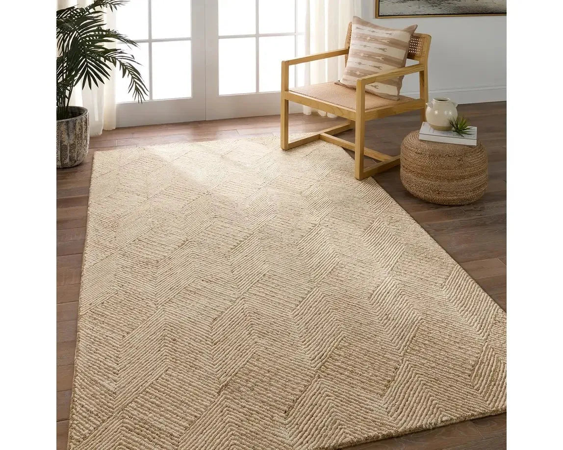 Mercia MRC02 Tan/Ivory Rug - Baconco