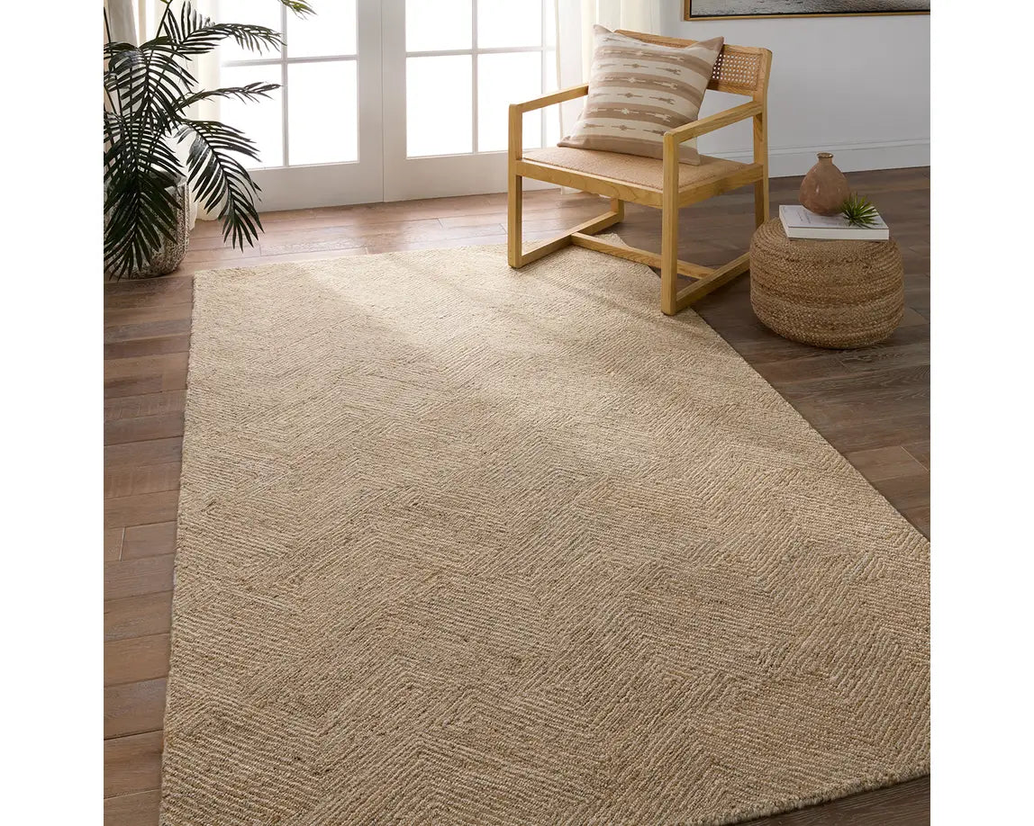 Mercia MRC03 Tan/Grey Rug - Baconco