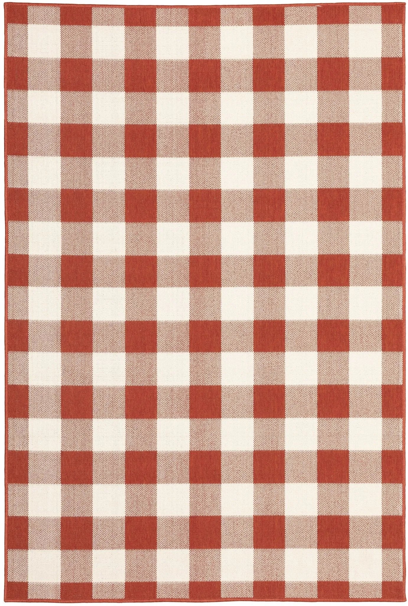 Meridian 2598R Red/Ivory Rug - Baconco