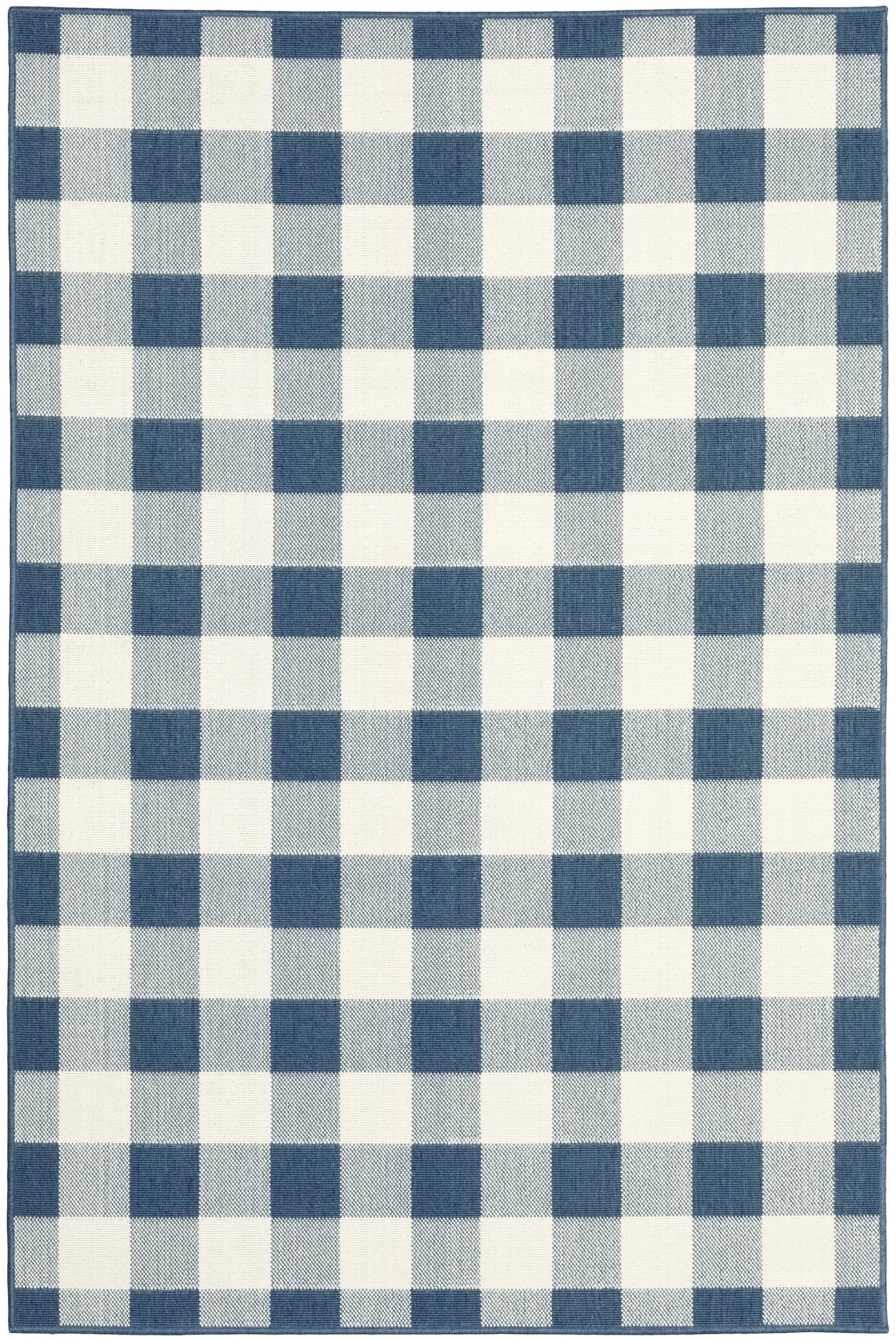 Meridian 2598V Blue/Ivory Rug - Baconco