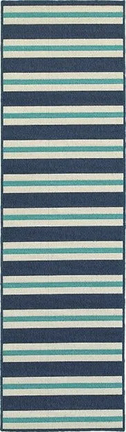 Meridian 5701b Blue/ Ivory Rug - Baconco