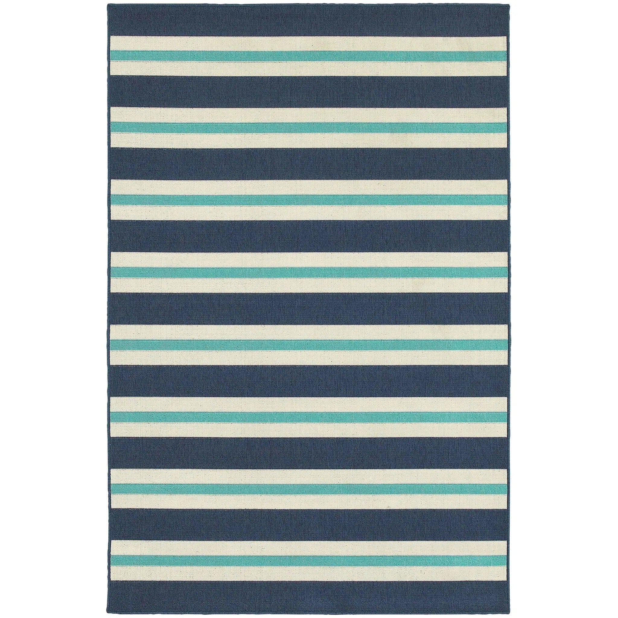 Meridian 5701b Blue/ Ivory Rug - Baconco