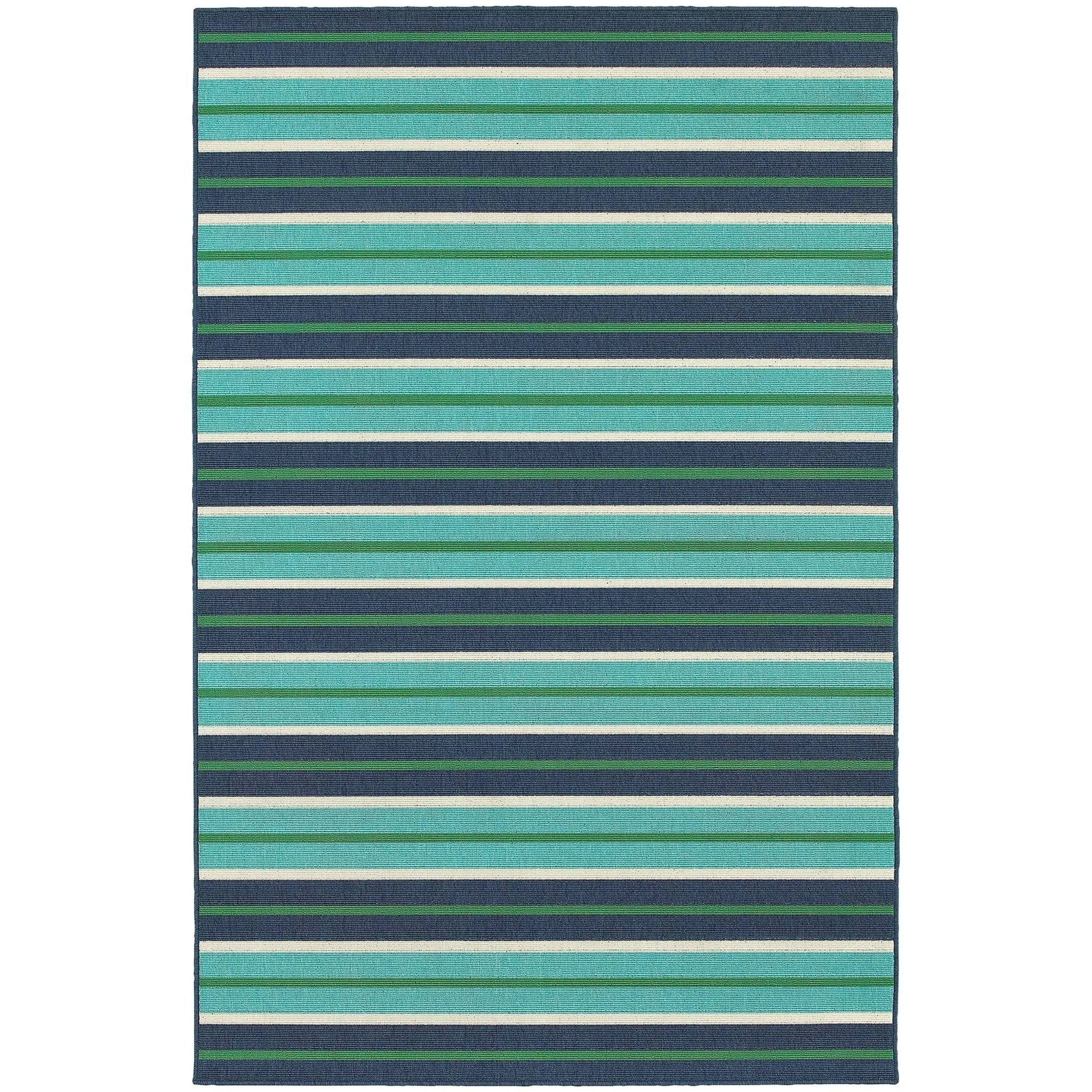 Meridian 9652f Blue/ Green Rug - Baconco