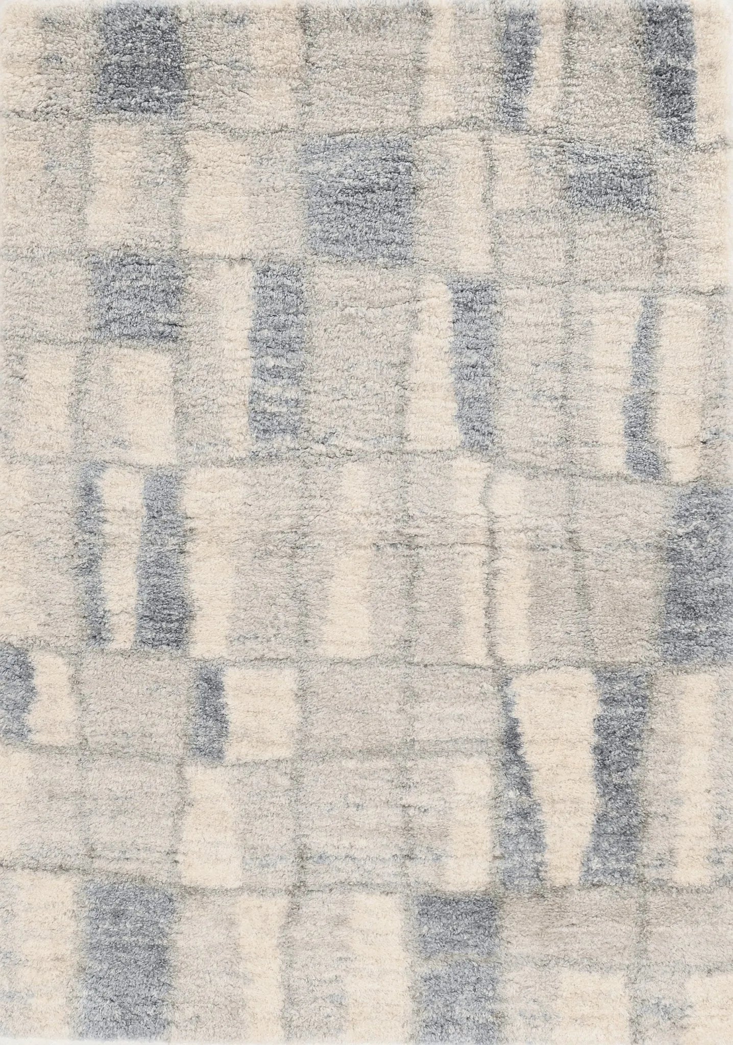 Merino 6702 Cityscape Ivory/Blue Rug - Baconco