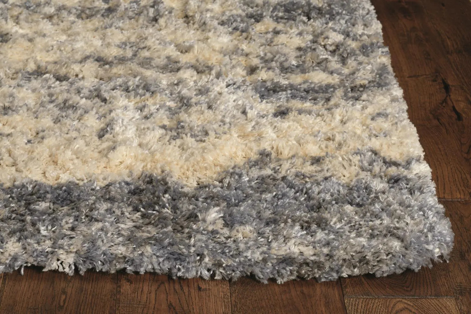 Merino 6714 Ivory/Blue Landscape Rug - Baconco