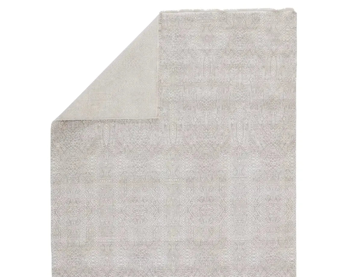 Merritt MER05 Light Grey/Ivory Rug - Baconco