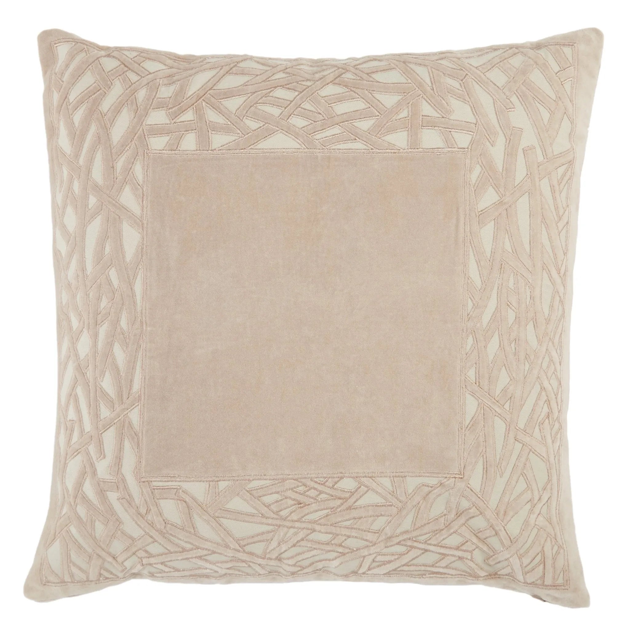 Mezza Mez05 Birch Tan/Taupe/Cream Pillow - Baconco