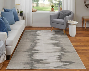 Micah 69439LQF Grey/Taupe Rug - Baconco