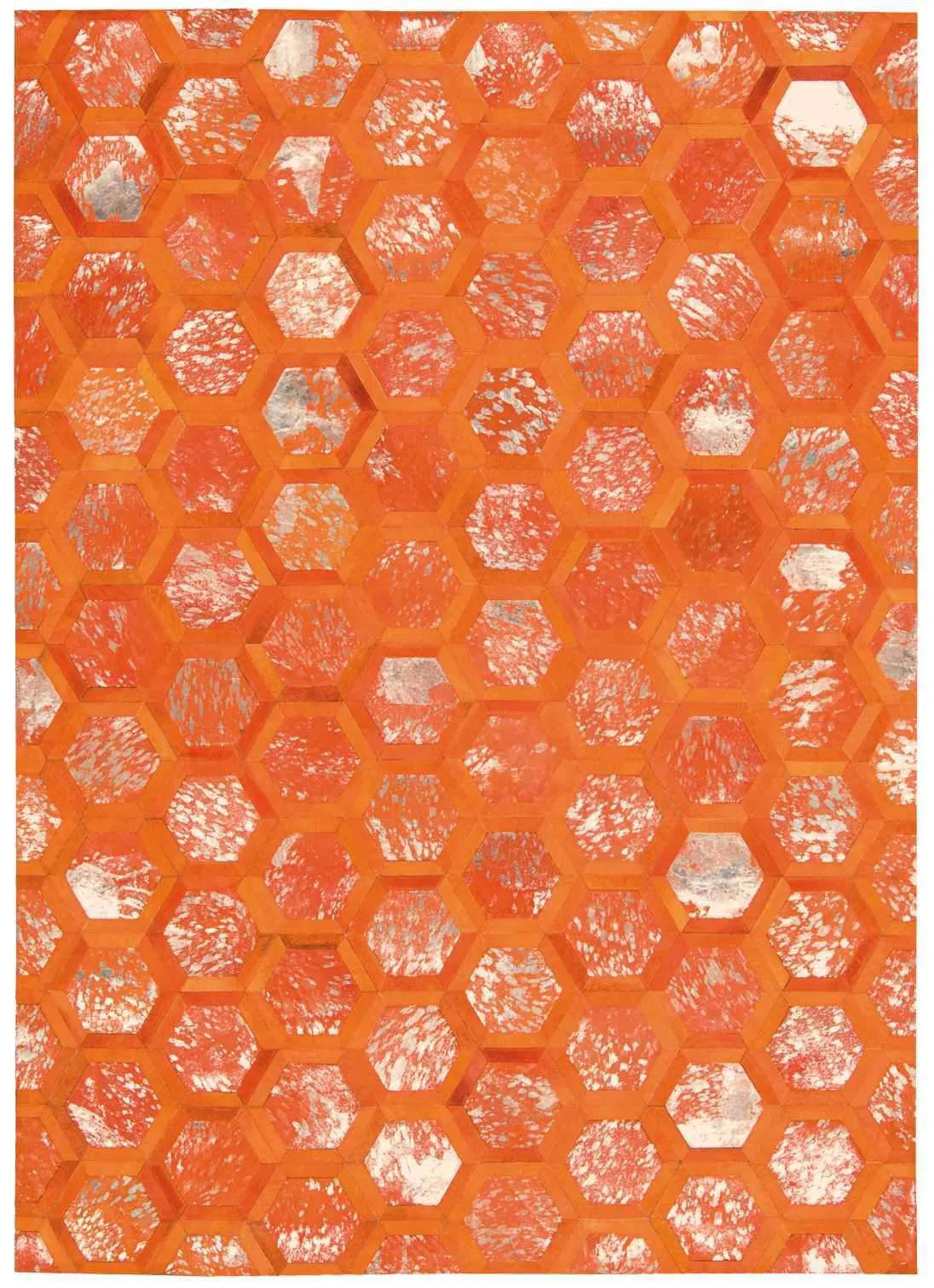 Michael Amini MA01 City Chic MA100 Tangerine Rug - Baconco