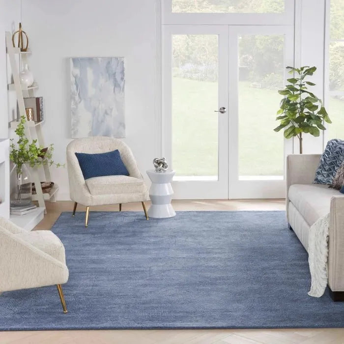 Michael Amini MA30 Star SMR01 Blue Rug - Baconco