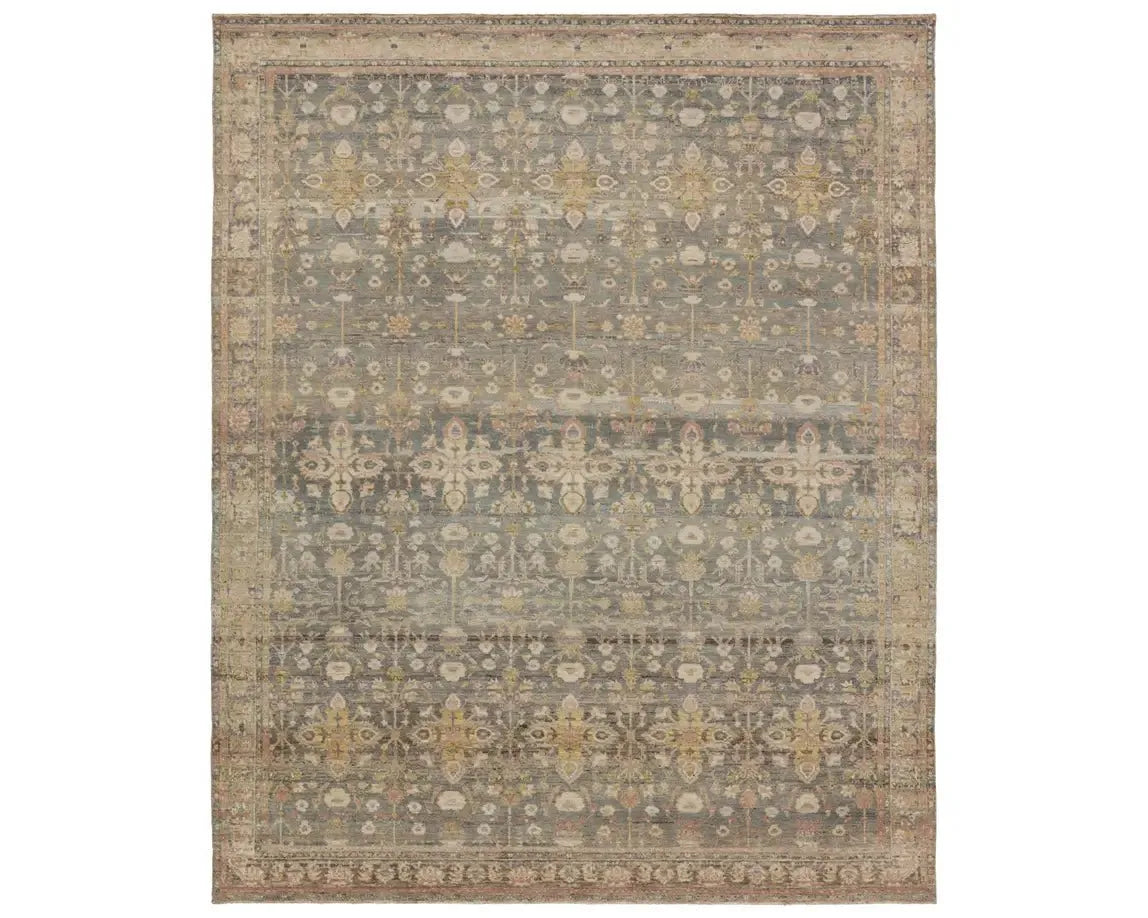 Mihret MIH06 Grey/Yellow Rug - Baconco