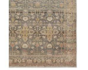 Mihret MIH06 Grey/Yellow Rug - Baconco