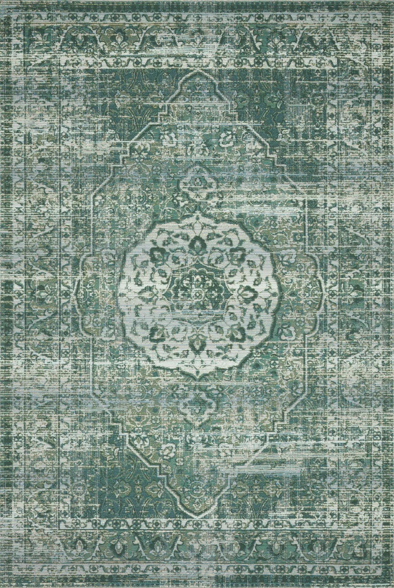 Mika MIK-06 Green/Mist Rug - Baconco