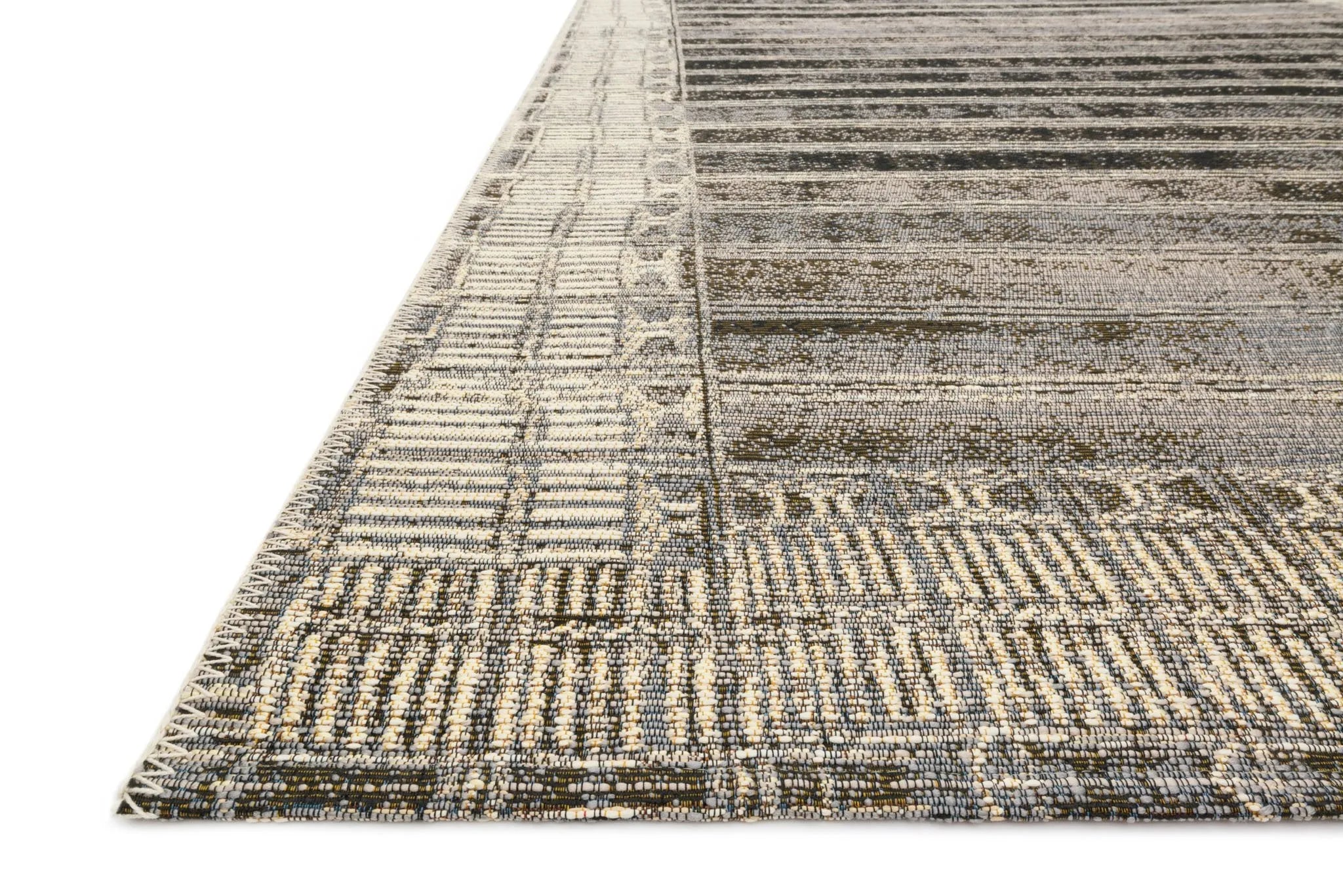 Mika MIK-07 Charcoal/Ivory Rug - Baconco