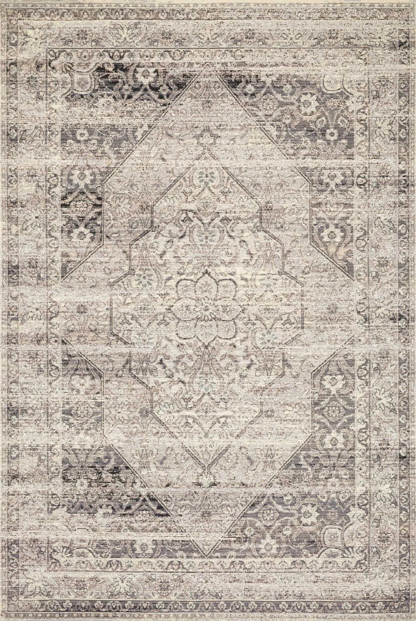 Mika MIK-12 Stone/Ivory Rug - Baconco