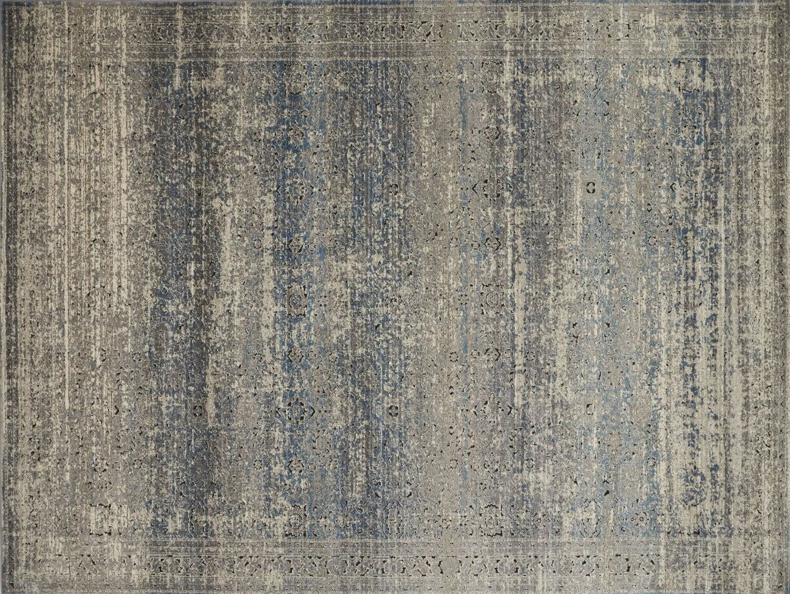 Millennium MV 02 Grey / Blue Rug - Baconco