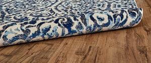 Milton 3466F Blue/Ivory Rug - Baconco