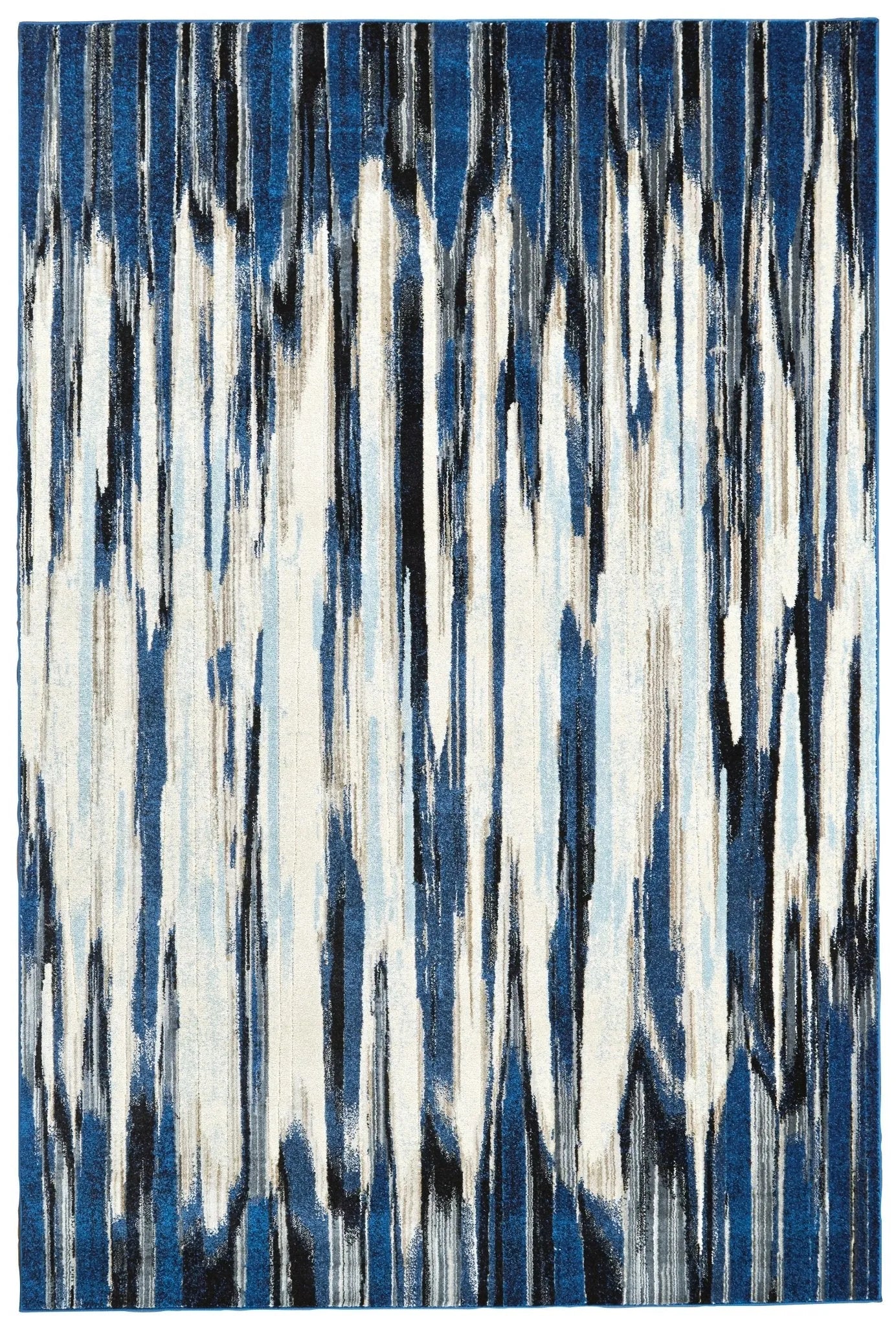 Milton 3468F Blue/Ivory Rug - Baconco