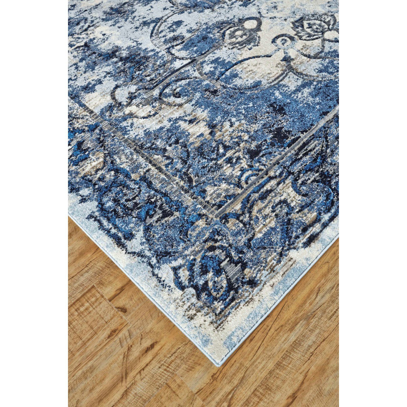 Milton 3471F Blue/Ivory Rug - Baconco