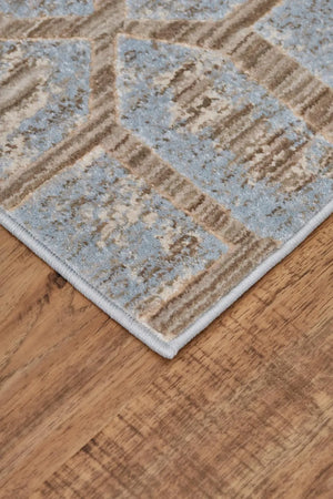 Milton 3472F Blue/Taupe Rug - Baconco