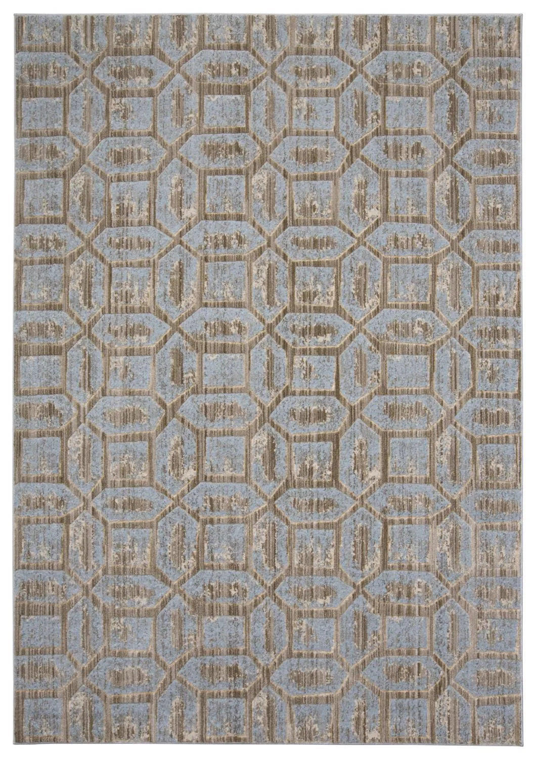 Milton 3472F Blue/Taupe Rug - Baconco