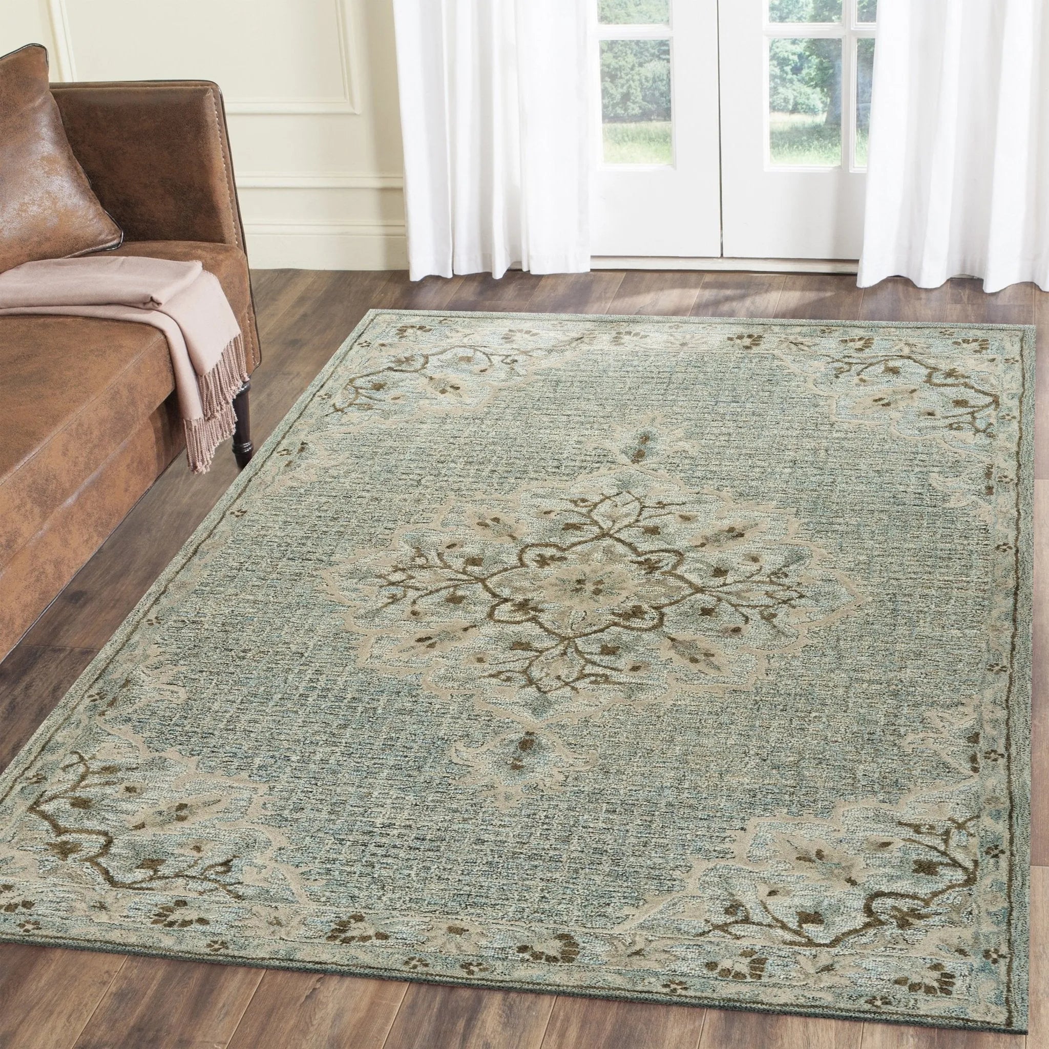 Modern Traditions LR81291 Blue Rug - Baconco