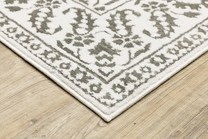 Montecito 2062H Grey/White Rug - Baconco