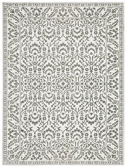 Montecito 2062H Grey/White Rug - Baconco