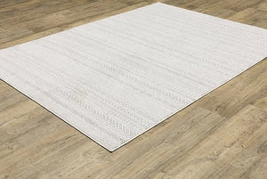 Montecito 4929E White/Grey Rug - Baconco