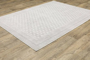 Montecito 94W White Rug - Baconco