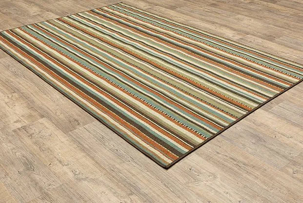 Montego 6996C Green/ Blue Rug - Baconco