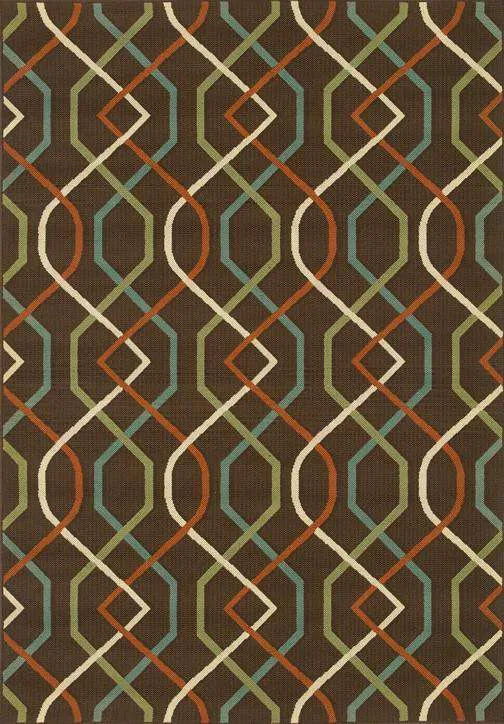 Montego 896N Brown/ Ivory Rug - Baconco