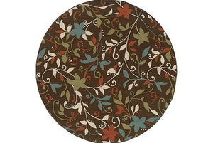 Montego 967X Brown/ Green Rug - Baconco