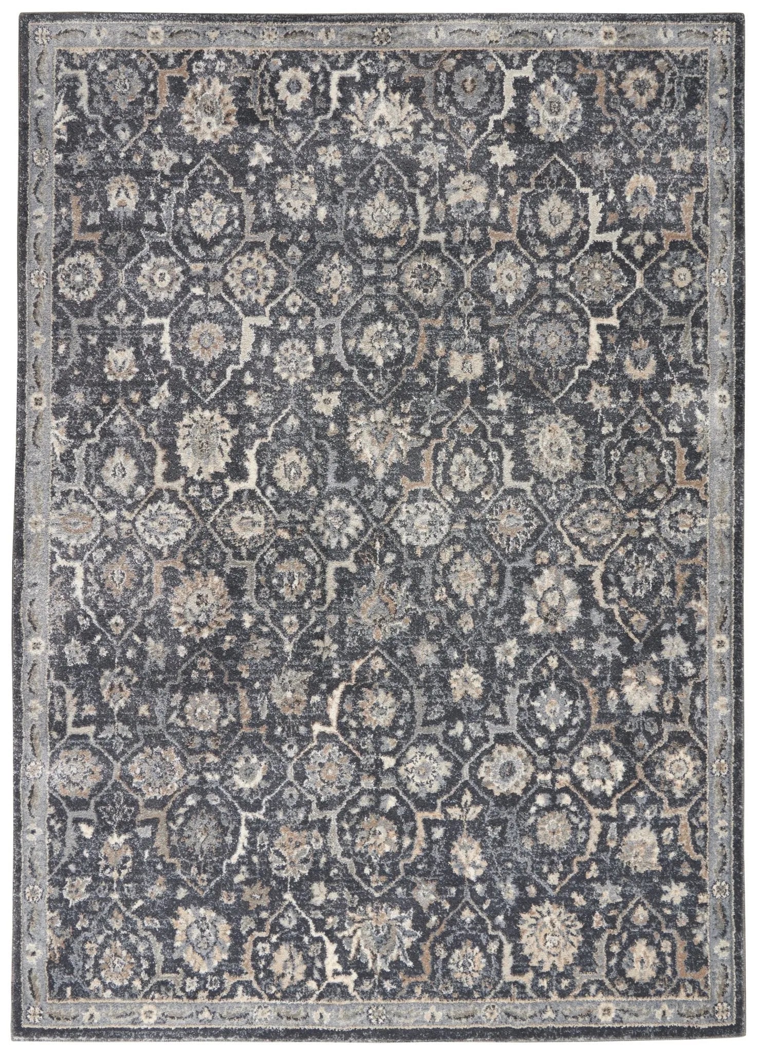 Moroccan Celebration by Kathy ireland KI385 Navy Rug - Baconco