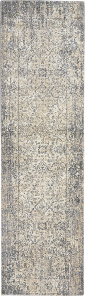 Moroccan Celebration by Kathy Ireland KI3M1 Ivory/Slate Rug - Baconco