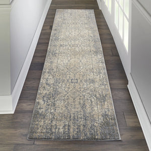 Moroccan Celebration by Kathy Ireland KI3M1 Ivory/Slate Rug - Baconco