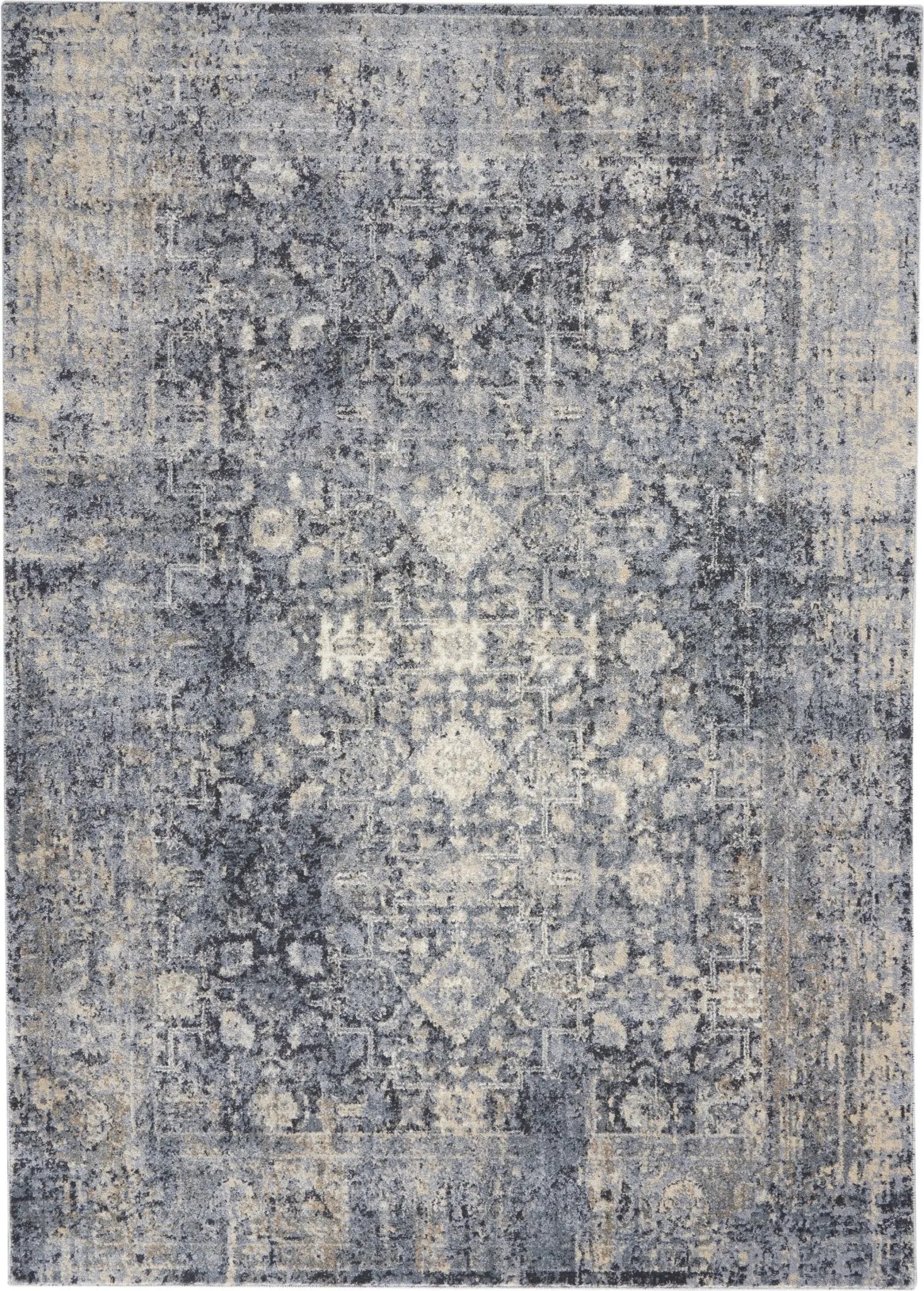 Moroccan Celebration by Kathy Ireland KI3M1 Slate Rug - Baconco