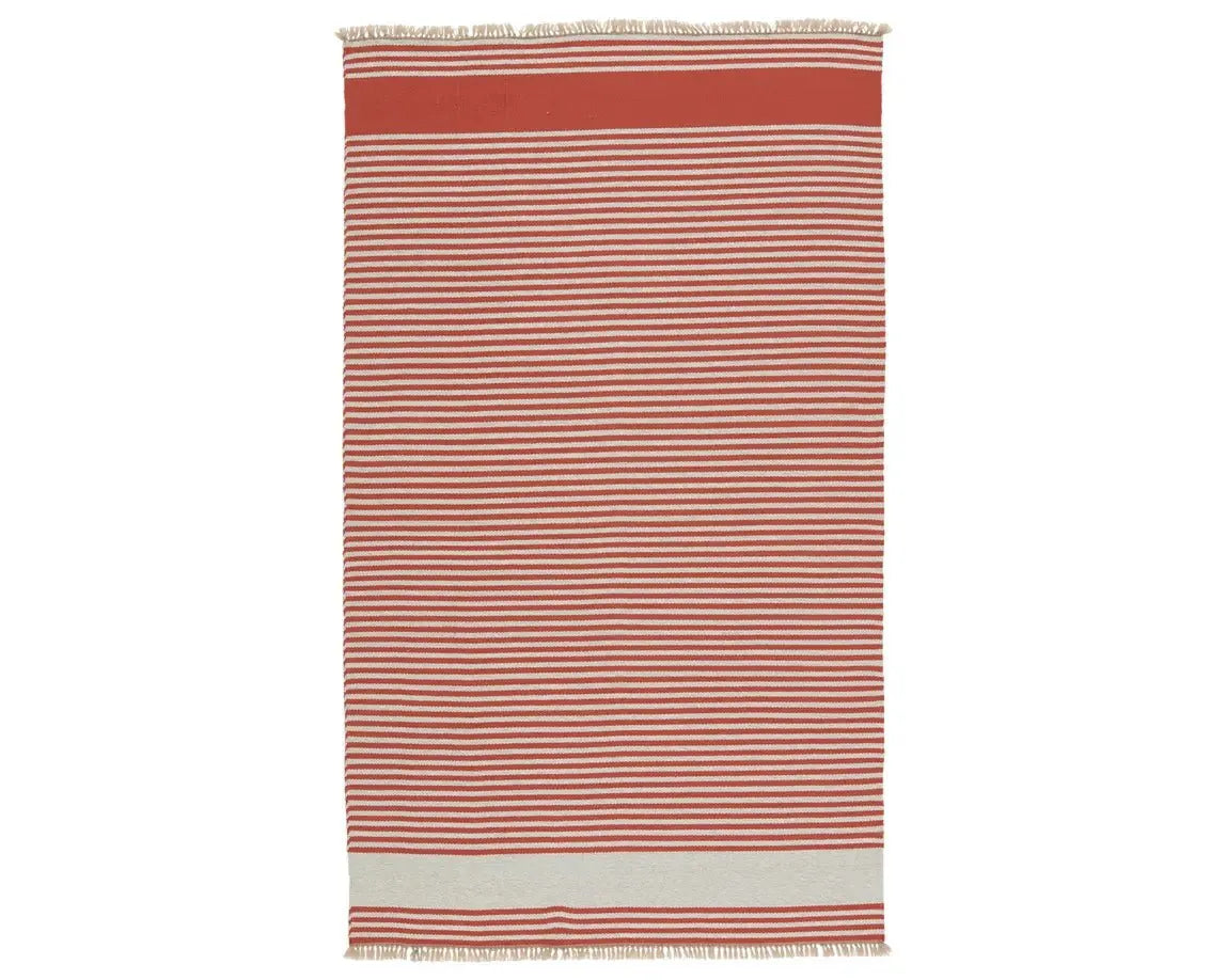 Morro Bay MRB02 Rust Red/Beige Rug - Baconco