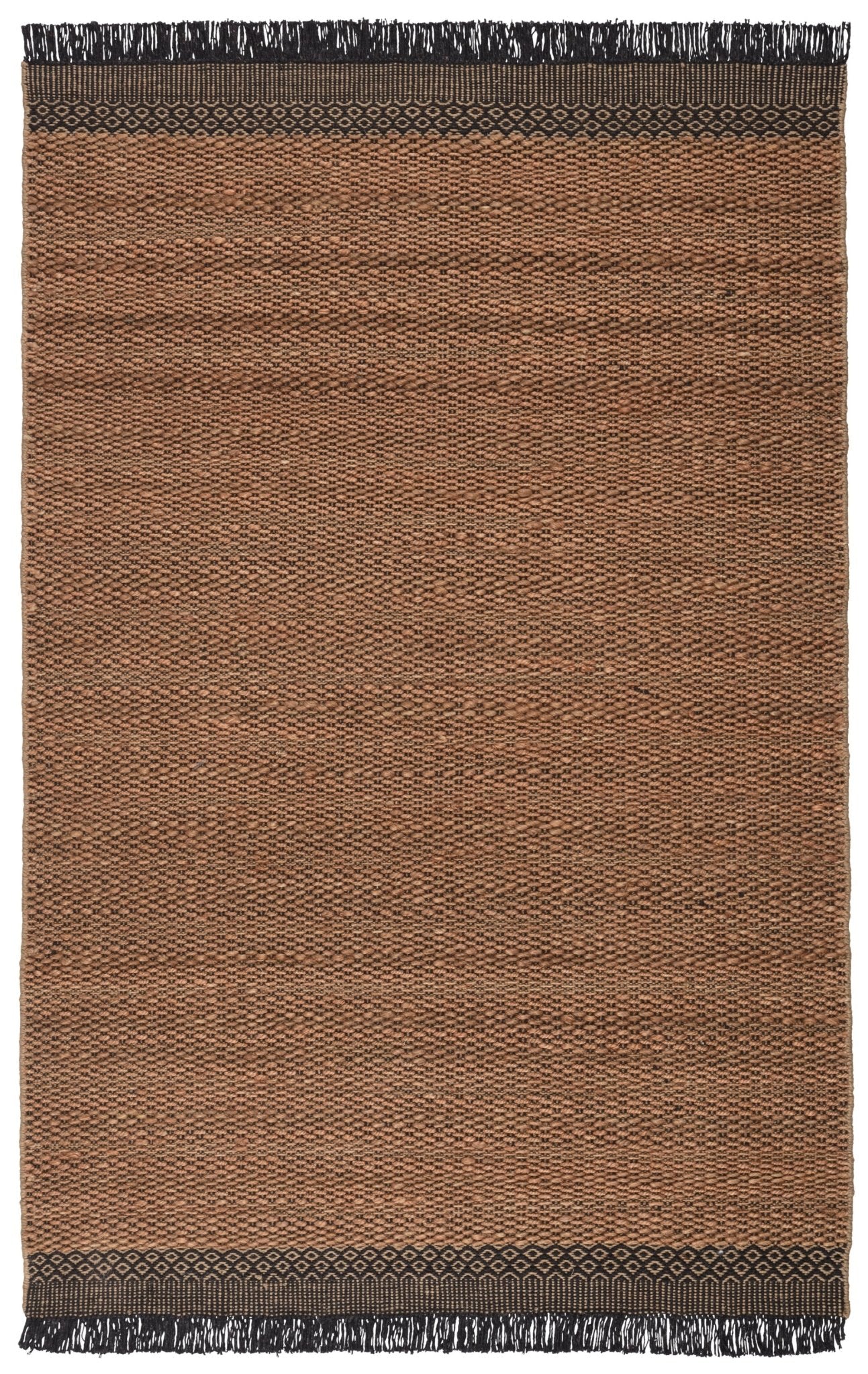 Mosaic Mos01 Saanvi Tan/Black Rug - Baconco