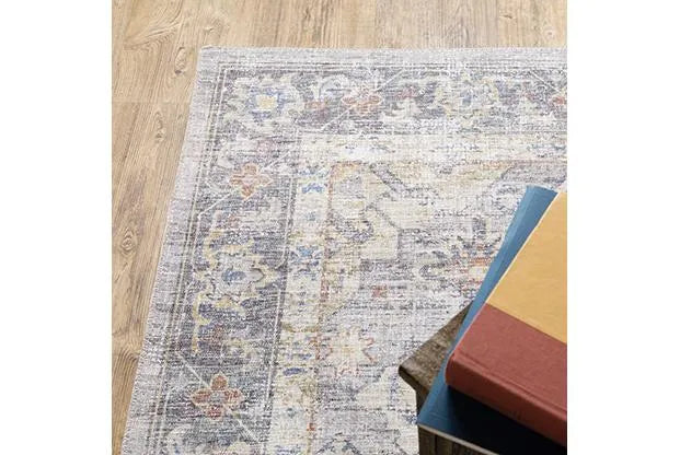 Myers Park Myp02 Blue/Gold Rug - Baconco