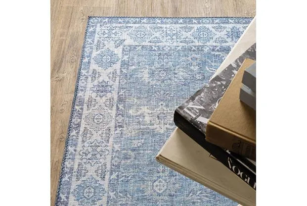 Myers Park Myp04 Blue/Ivory Rug - Baconco