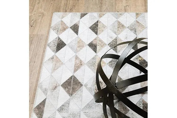 Myers Park Myp18 Beige/Grey Rug - Baconco