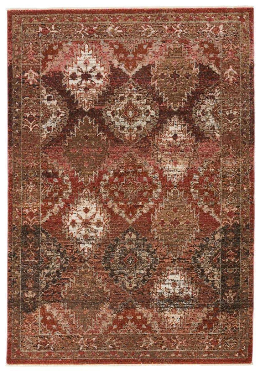 Myriad Myd07 Lia Rust/Pink Rug - Baconco