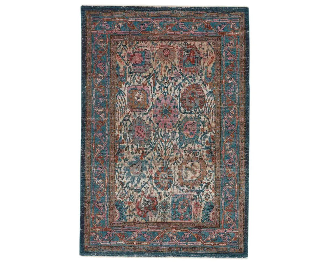 Myriad MYD12 Teal/Pink Rug - Baconco