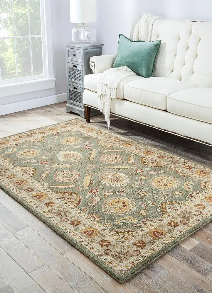 Mythos MY06 Callisto Sea Green / Light Gold Rug - Baconco