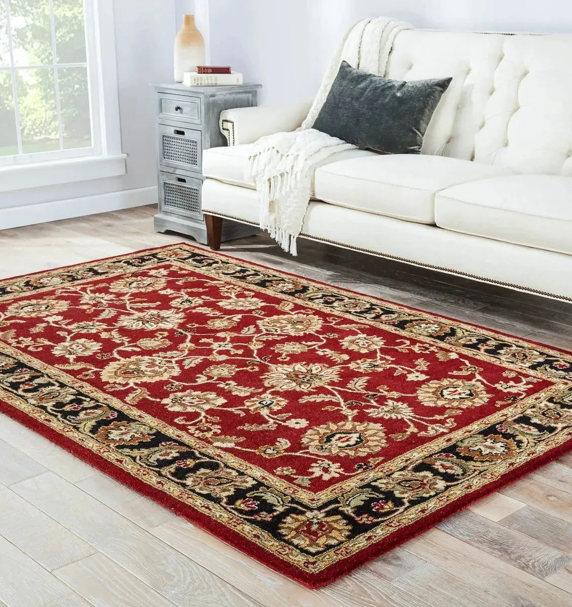 Mythos MY08 Red/Ebony Rug - Baconco