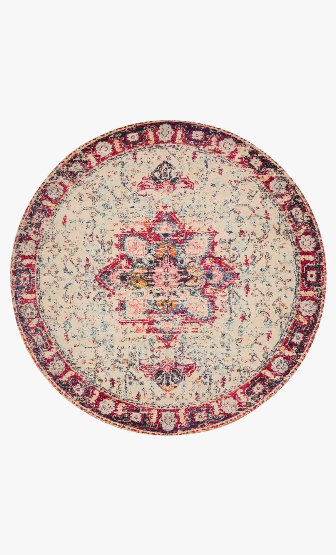 Nadia NN-02 Ivory/Fiesta Rug - Baconco