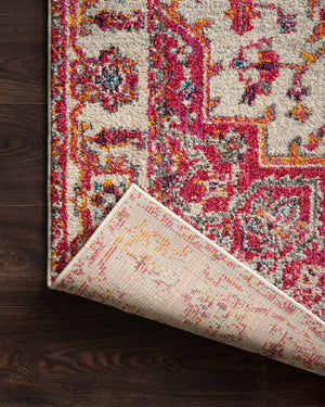 Nadia NN-02 Ivory/Pink Rug - Baconco